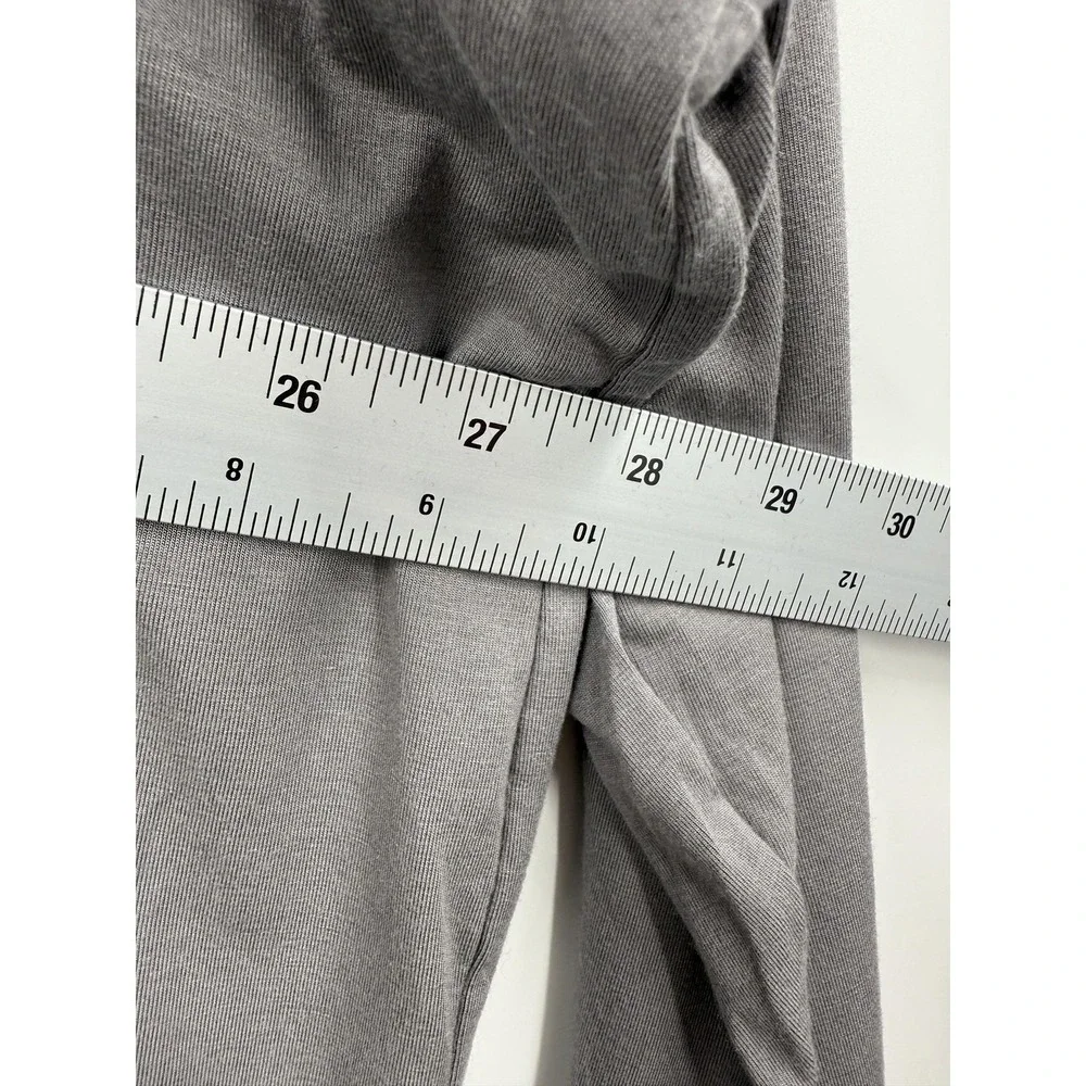 J Crew 365 Gray Cardigan Sweater‎ Drape Collar 2X Modal Blend